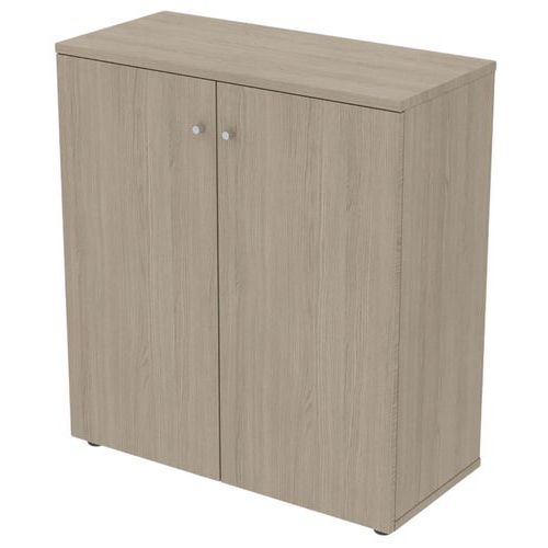 Armoire Portes Battantes 100 X 45 Ht 110 Cm Chêne Gris