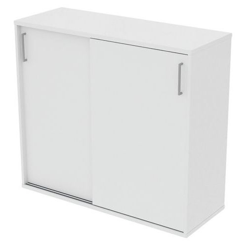 Armoire Portes Coulissantes 120 X 45 Ht 110 Cm Blanc