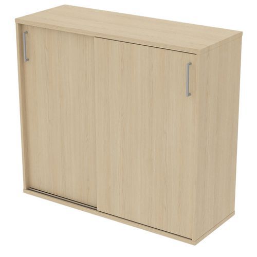 Armoire Portes Coulissantes 120 X 45 Ht 110 Cm Chêne