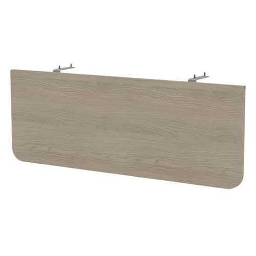 MBA - Voile de fond mélaminé Chêne Gris 120cm - 90x34.5cm - Éco-responsable, PEFC