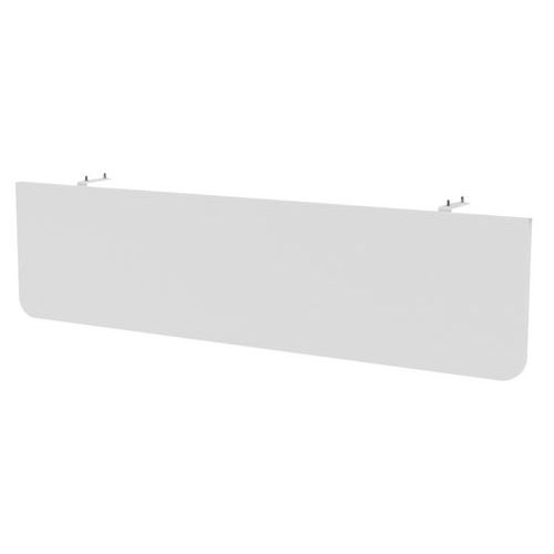 MBA - Voile de fond mélaminé Blanc 160 cm - Aggloméré - Éco-responsable - 10 ans garantie