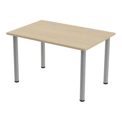 Bureau Tubo 120 X 80 Cm Chêne Alu