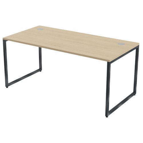 Bureau Kad Pieds Cadres 160 X 80 Cm Chêne Anthracite
