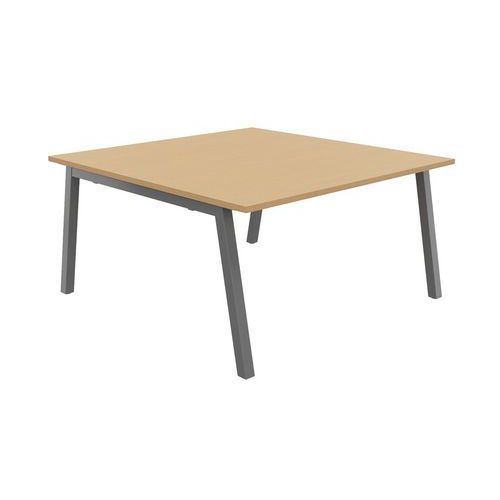 Table Partage 140 X 143 Cm Hêtre / Alu