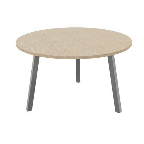 Table Partage Ã˜ 120 Cm Chêne / Alu