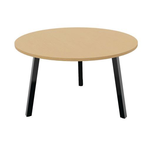 Table Partage Ã˜ 120 Cm Hêtre / Noir