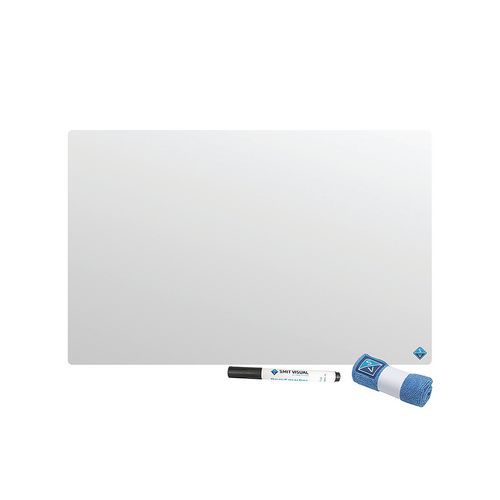 Tableau Blanc Ã‰maillé 90x120 Cm Home Office - Smit Visual