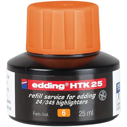 Recharge Htk25 Pour Surligneur E24 Ecoline Orange - Edding