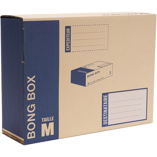 Boite Colis Postal Bong Taille M 331x238x103