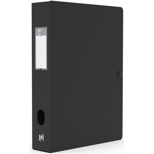 Boite Oxford Memphis 24x32 Dos 60mm Polypro - Noir