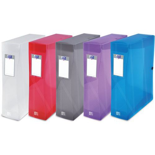 Boite Oxford Hawaï 24x32 Dos 80mm Ergo Polypro - Assorti