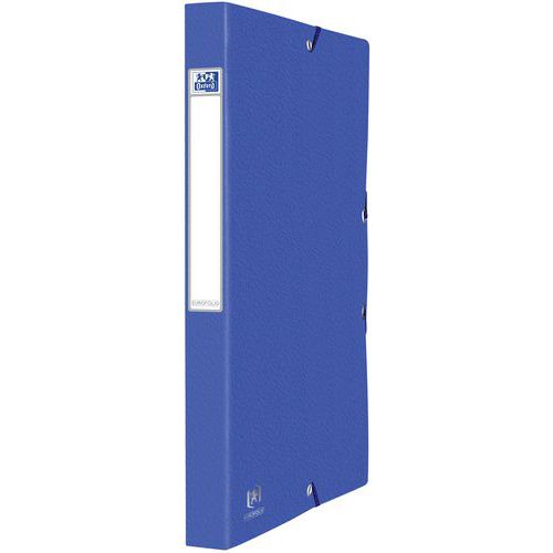 Boite Oxford Eurofolio+ 24x32 Dos 25mm - Bleu