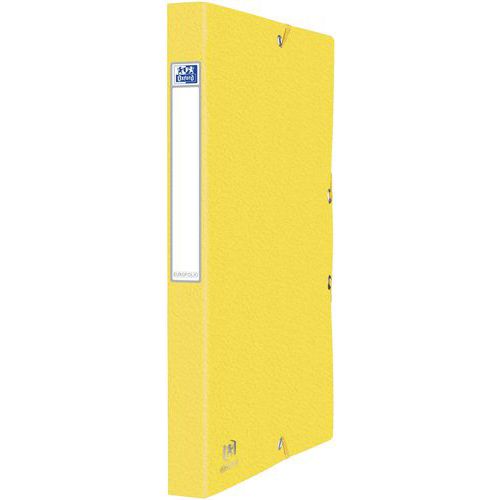 Boite Oxford Eurofolio+ 24x32 Dos 25mm - Jaune