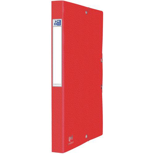 Boite Oxford Eurofolio+ 24x32 Dos 25mm - Rouge