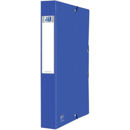 Boite Oxford Eurofolio+ 24x32 Dos 40mm - Bleu