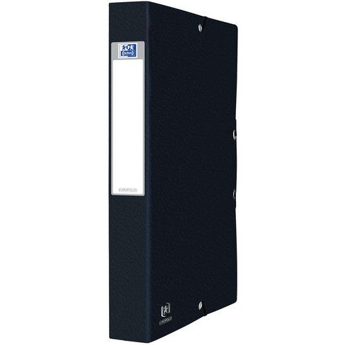 Boite Oxford Eurofolio+ 24x32 Dos 40mm - Noir