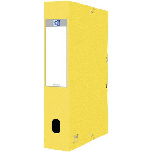 Boite Oxford Eurofolio+ 24x32 Dos 60mm - Jaune