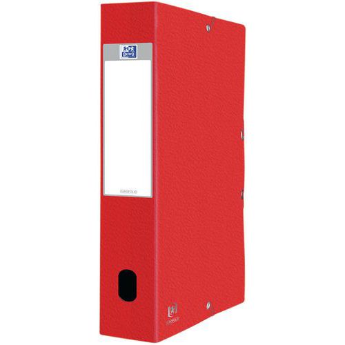 Boite Oxford Eurofolio+ 24x32 Dos 60mm - Rouge