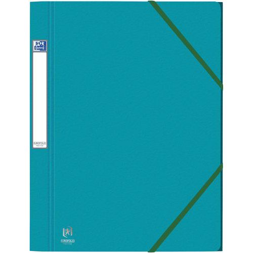 Chemise Elastique 3rab. Oxford Eurofolio+ Prestige A4 Aqua