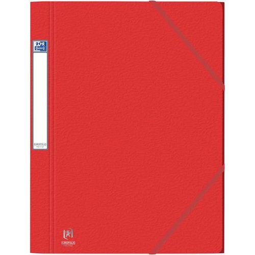 Chemise Elastique 3rab. Oxford Eurofolio+ Prestige A4 Rouge