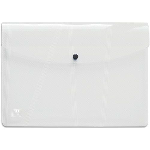 5 Chemise Pochette Hawaï A4 Polypro - Incolore