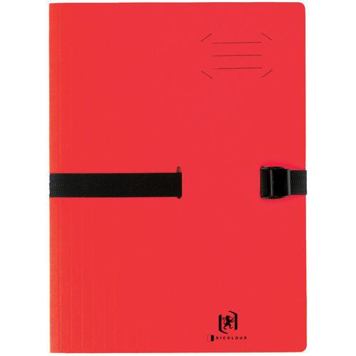 Chemise à Sangle Clip'n'go A4 - Rouge