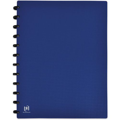 Protège-docs Amovible Memphis A4 30poch Variozip Pp Bleu