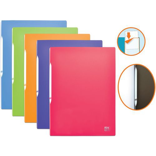 Protège-docs Stand Up Oxford A4 50poch Pp Assorti