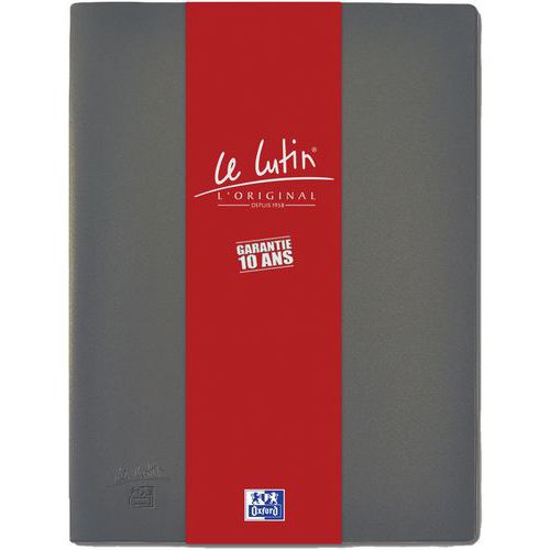 Protège Documents Oxford Le Lutin A4 40 Vues Pvc - Gris