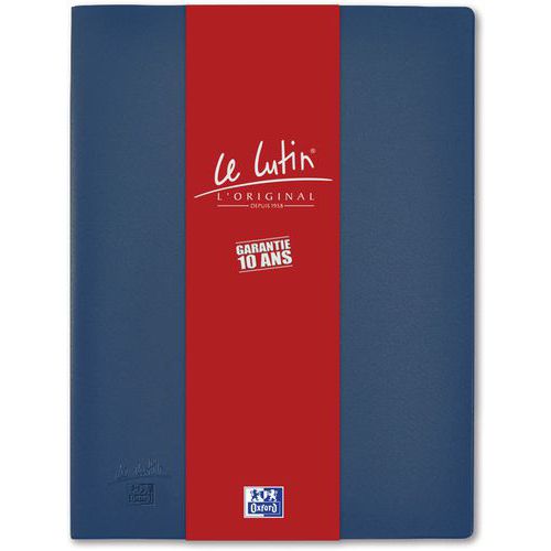 Protège Documents Oxford Le Lutin A4 80 Vues Pvc - Bleu