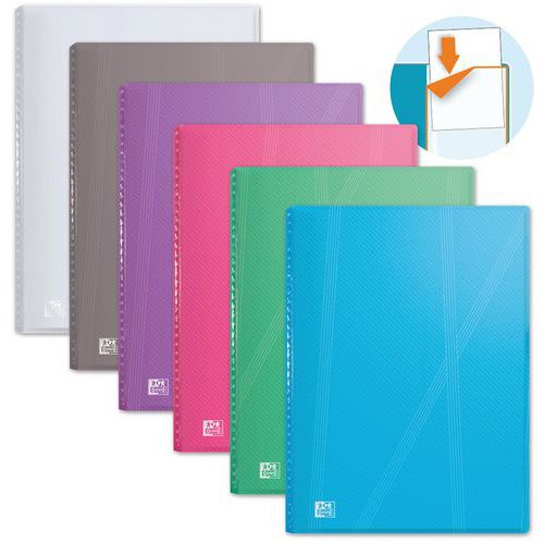 Protège Documents Oxford Hawaï A4 80 Vues Polypro - Assorti
