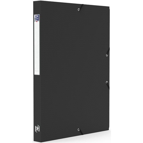 Boite Oxford Memphis 24x32 Dos 25mm Polypro - Noir