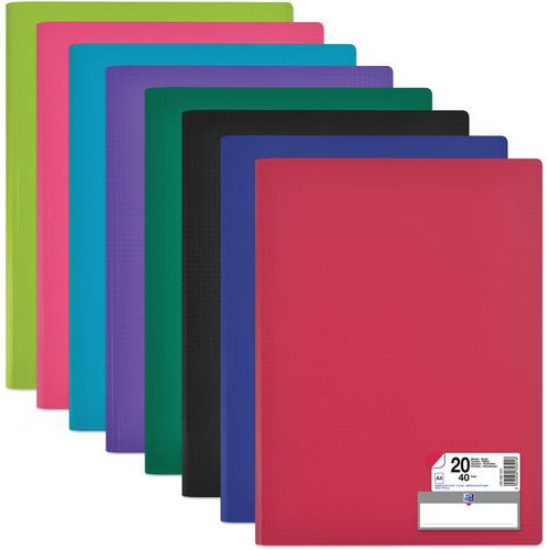 Protège Documents A4 40 Vues Polypro - Plusieurs Assortis