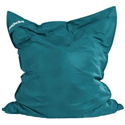 Coussin Jumbo Velvet Bleu Paon