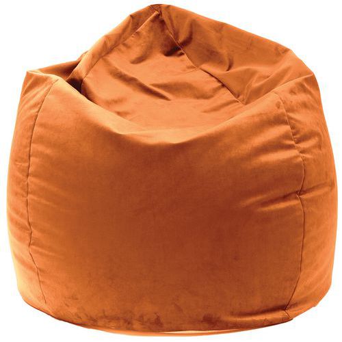 Pouf Poire William Velvet Terracotta