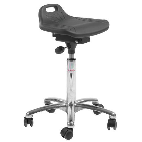 Tabouret Alu50 Vérin à Gaz-medium Assise Omega