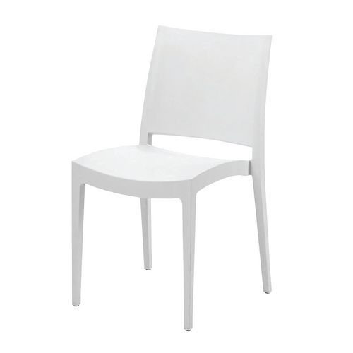 Chaise Empilable Polypropylène Jade Blanc