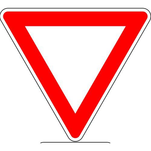 Kelias - Panneau de signalisation AB3 Triangle - 500 mm Classe 2 - Voirie Robuste et Durable