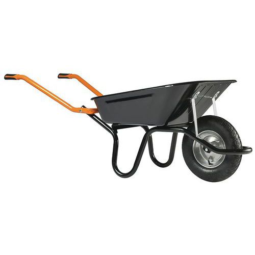 Brouette Aktiv Ergo-compact Peinte à Roue Gonflée