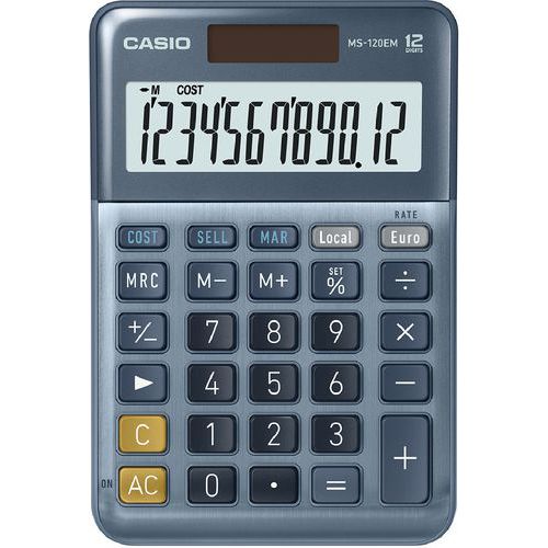 Calculatrice De Bureau Casio Ms-120em