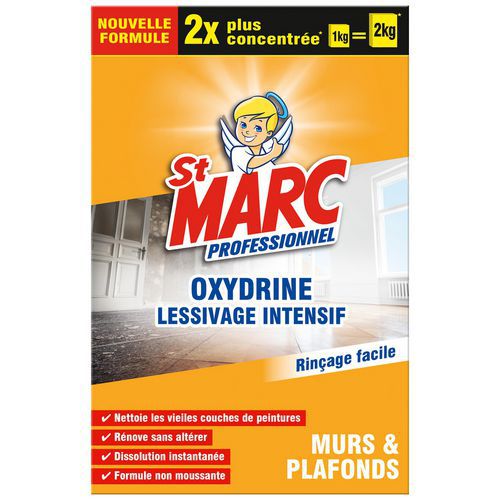 St Marc - Oxydrine Professionnel Formule Concentrée 1kg - Nettoyant Puissant - Idéal Entretien