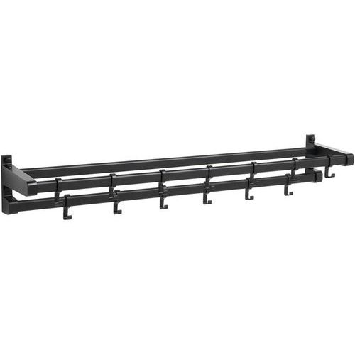 Portant Mural Gardelux 1 Type 6 17 Patères Noir