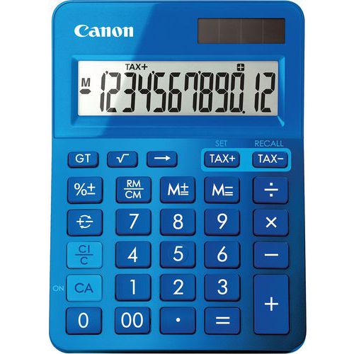 Canon 1 Calculatrice 12 Chiffres Bleue Ls-123k-mbl - Canon