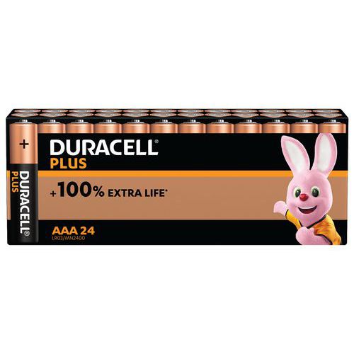 Duracell 24 Pile Alcaline Aaa Plus 100 % - 24 Unités - Duracell