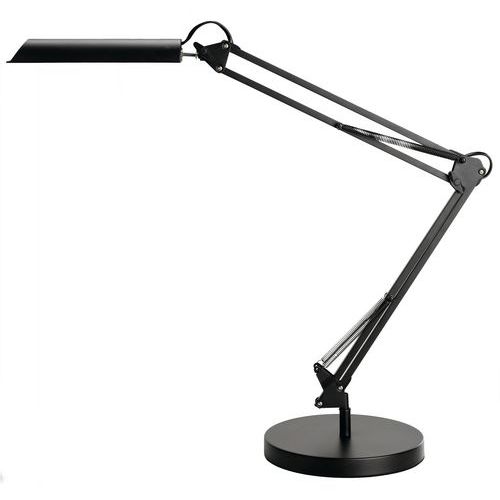 Lampe Swingo Led Noire Avec Pince Et Socle