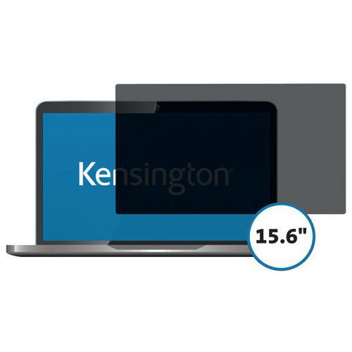 Kensington - Filtre de confidentialité pour écran 15.6 pouces 16:9 - Noir - Protection vie privée