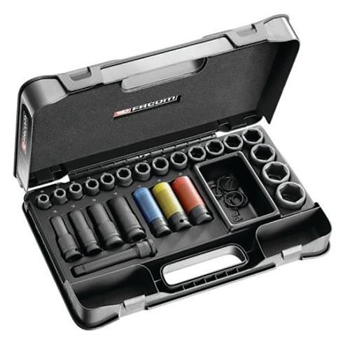 Facom 1 Coffret De Douilles Impact 1/2 Pouces 6 Pans Facom
