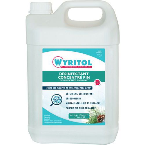 Bactérisol 3D pin concentré multi-usages - Wyritol Bactérisol 3D pin concentré multi-usages - Wyritol