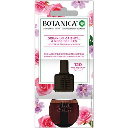 Désodorisant Recharge Electrique Géranium/rose 19ml
