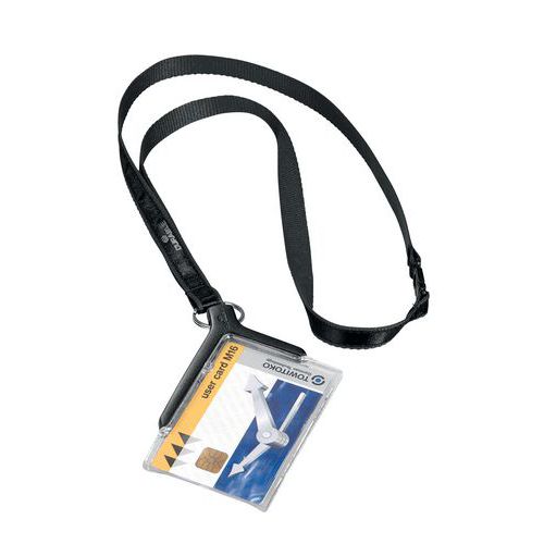 Durable - 10 Porte-carte Deluxe avec lacet textile - Durable